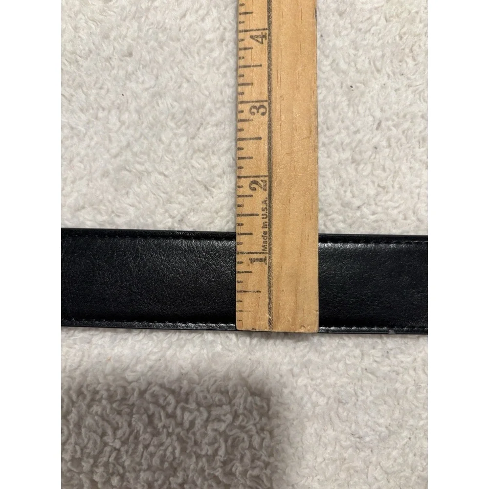 Dockers Reversible Belt Black/Brown Mens Sz 52 Faux‎ Leather